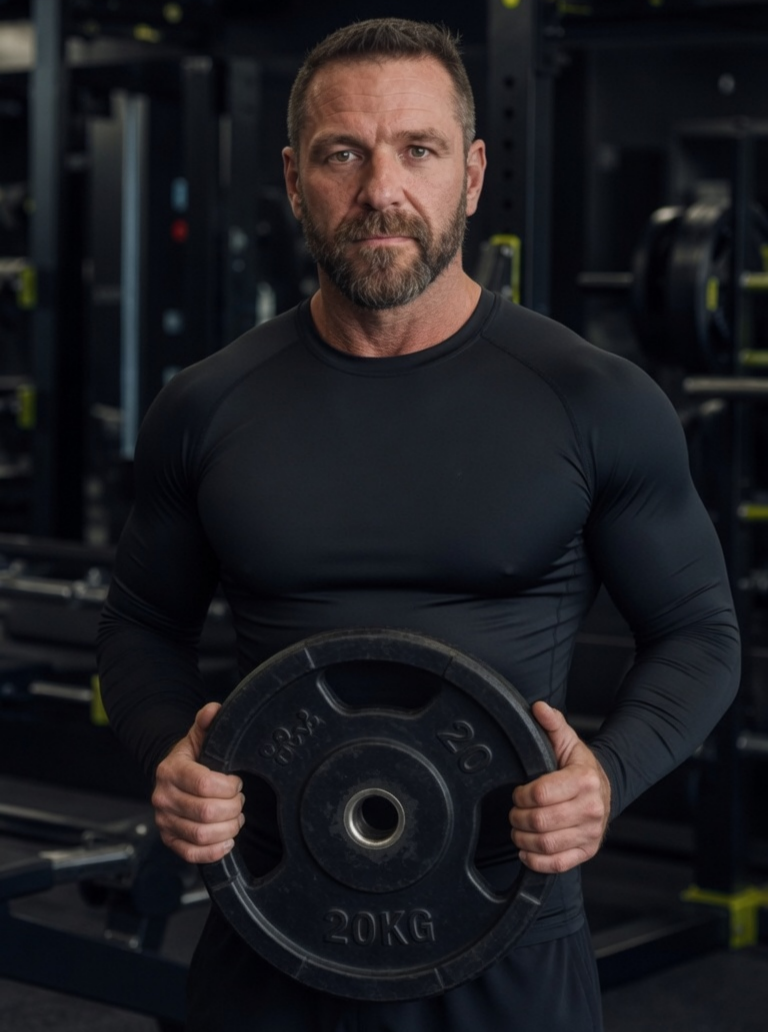 Portrait of strength coach Ethan Cole